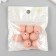 Busina Silicon "Round with a beam" ash-pink d = 1.5 cm