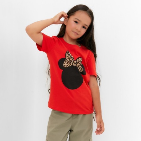 T-shirt Children's Minnie Mouse, height 86-92, red-6