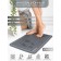 Amaro Home mat for the bathroom, absorbing effect, 40x60 cm, color wet asphalt