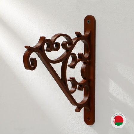 Bracket for suspended pots, plastic, chocolate color-10