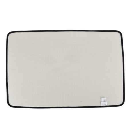 Arya Home Brock mat with memory effect, size 50x75 cm, black color-2