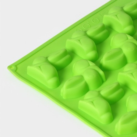 Baking uniform “Easter rabbit”, silicone, 30 × 23 cm, 16 cells, mixing mix-2