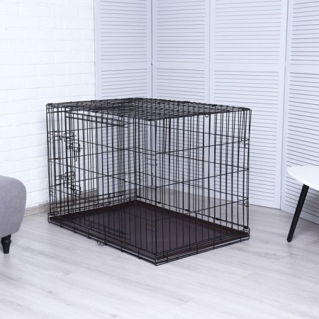 Dogs for dogs No. 5 with a pallet, folding, 111 x 74 x 80 cm-3