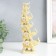 Polystone souvenir "Seven elephants in the pyramid" Beige 5.3x10x29 cm
