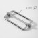 The buckle is regulatory, the inner width is 32 mm, the thickness is 5 mm, 5 pcs, the color is silver