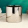 Kashpo "Light" silver, 12x12x11cm