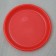 Disposable dessert plate, d = 16.5 cm, red color