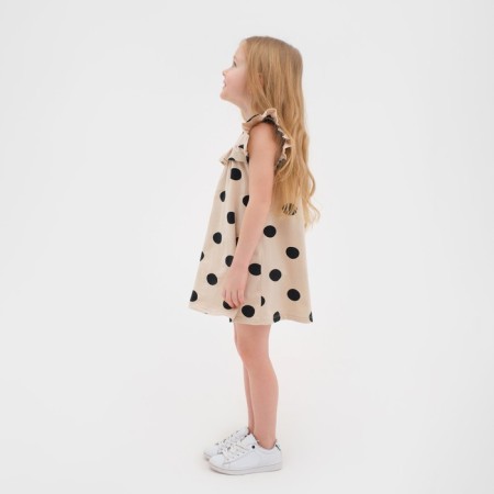 Платье для девочки KAFTAN "Kitten" р.34 (122-128), бежевый-1