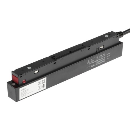 Power supply for magnetic track. systems, built -in, 48V, 2.1a, 100W, IP20, plastic, black. 93142-3