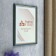 Photo frame Pine C15 21x30 cm, 014 Blue 3 (plastic screen)