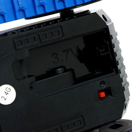 Radio controlled tank Moka shoots gel bullets, blue color-4