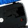 Radio controlled tank Moka shoots gel bullets, blue color