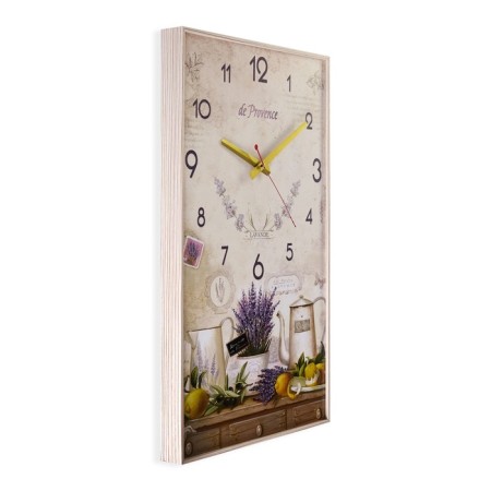 Carty clock is wall-mounted, interior "lavender", 57 x 35 x 4 cm, silent-1