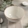 Porcelain salad 700 ml, d = 16 cm, beige color