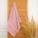 Knap towel, size 70x140 cm, lingonberry color