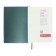 Dated 2025 diary, A5, 176 sheets of Escalada, solid cover of artificial leather, foil embossing, liesse, cream block 70 g/m2, green