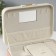 Casket to the leatherette for jewelry "Bow" white-pink 17x23.5x10 cm