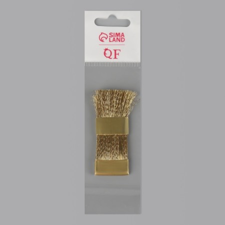 Brush for cleaning mills, copper, 6 × 2 cm, golden color-7