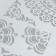 Plastic stencil "openwork mehendi" 29.7x21 cm
