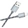 Cable Borofone BX24, Lightning - USB, 2.4 A, 1 m, nylon braid, gray