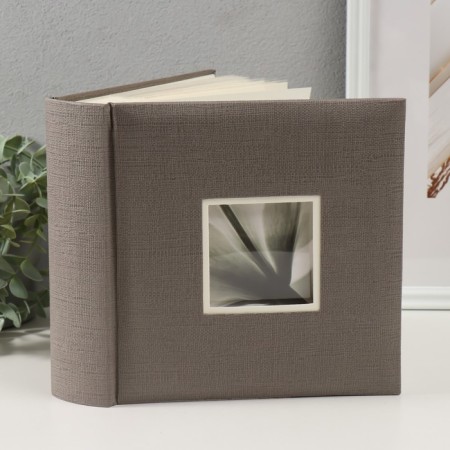 Photo album Deluxe for 200 photos 10x15 cm "Grey Canvas"