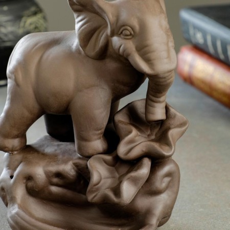 Set of incense on the stand "Elephant at the Watering" 12.4x10x15cm-5