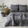 A set of pillowcases "Boyle", size 70x70 cm, dark gray color, 2 pcs