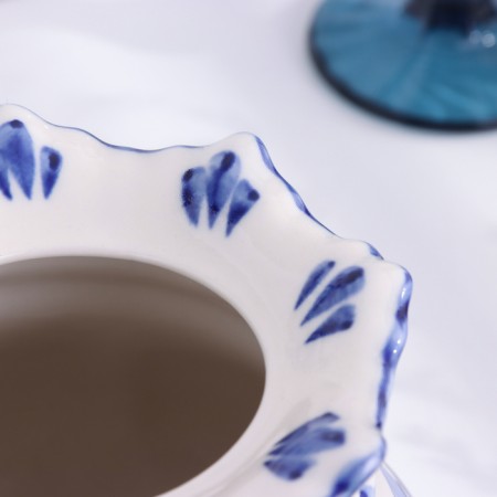 Teapot "ANEMON", large, 22 x 23 cm, gzhel-5