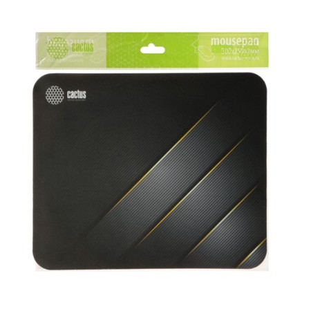 Cactus Gold Geometry, 300x250x2 mm mouse mat, black-4