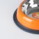 A bowl with a non -slip base is rounded color, 230 ml, orange