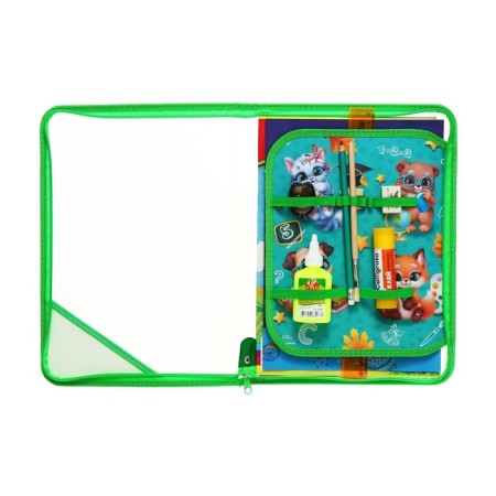 Labor folder A4, 325 x 230 x 25 mm, lightning around, folding bar, plastic, PTR-1 "animals", with a full of 10 items-8
