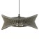 Street lamp Mantra Polinesia, E27, 1x20W, 240 mm, dark beige color