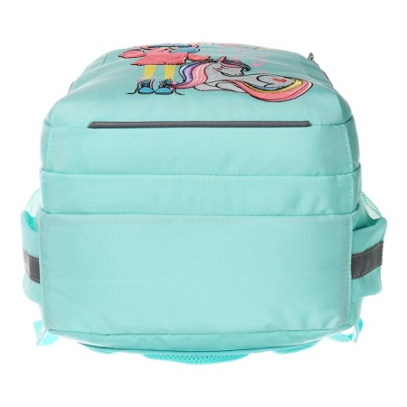 School backpack, 40 x 27 x 20 cm, Grizzly, ergonomic back, laptop department, turquoise-6