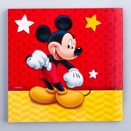 Notepad with a pen, Mickey Mouse and his friends-1