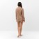 Комплект женский (рубашка, шорты) KAFTAN Basic line, р. 46, кофейный