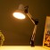 Desktop lamp E27, h = 55 cm, hinged, on the clamp (220V) white Risalux