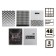 A set of notebooks of 5 pieces, 48 ​​sheets in the Calligrata cell "h/b. Geometry", cover coated cardboard, offset block