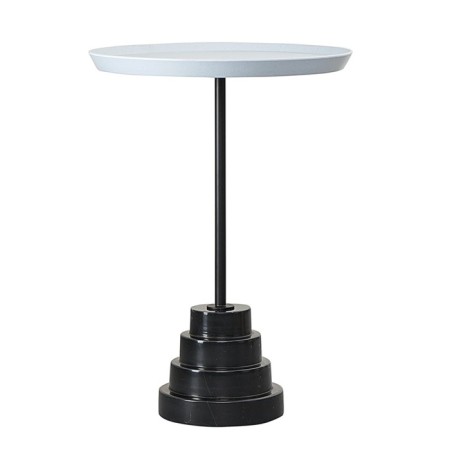 Coffee table Sustainable, 377 × 377 × 530 mm, gray / black color-2