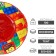 Winter Star Tubing Wheel "Cubes", Czech Diameter 100 cm