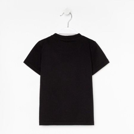 T -shirt for a boy, black color, height 98-2