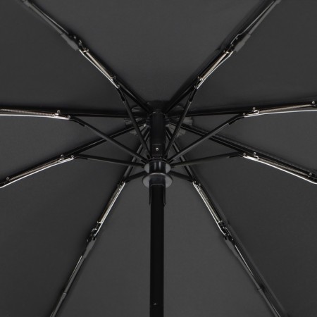 Automatic umbrella "monoton", 3 additions, 8 spokes, r = 48 cm, black color-6
