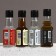 Gift set, shower gel in bottles of whiskey and vodka, 4 x 100 ml