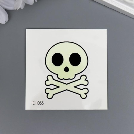 Tattoo on the body phosphorus "horror stories" mix 6x6 cm-2