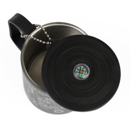 Thermal circle, 180 ml, tourism "Papa Rules", retains heat 2 hours, compass-2