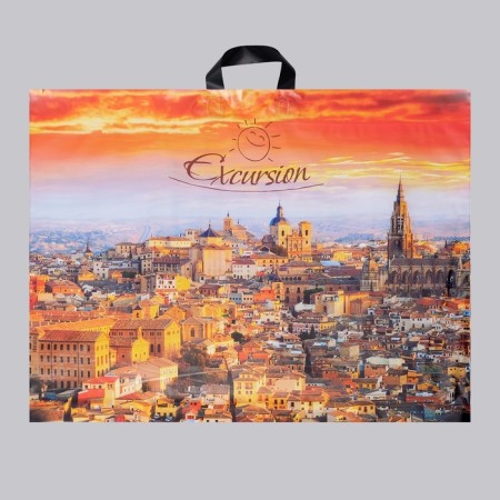 Package "Excursion", polyethylene with a loop pen, 71 x 55 cm, 90 μm-1