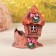 Aroma lace house "Granny Yaga", 18 cm, handmade, mix,