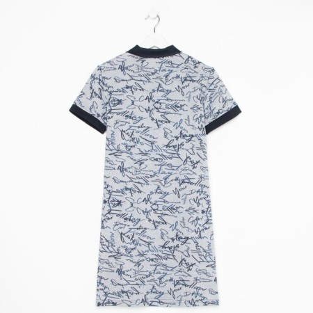 Women's dress, color gray melange, size 52-7