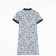 Women's dress, color gray melange, size 52