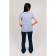 Female T -shirt, size 46, blue color