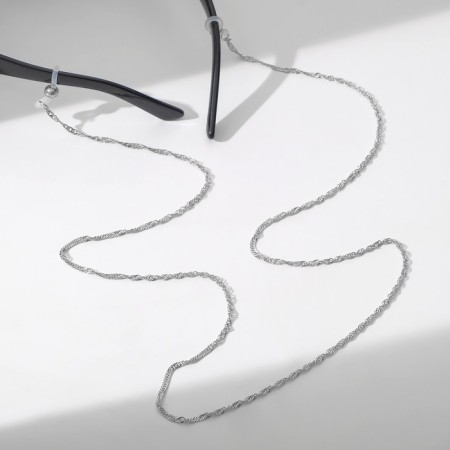 Chain for glasses "Aesthetics" No. 24, color silver, 70 cm-2